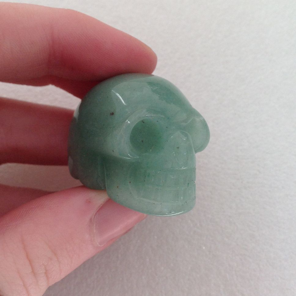 Green Aventurine Skull - 3.5cm Green Aventurine Skull - 3.5cm
